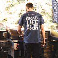 Grab Life by the Horns Pocket Tee
