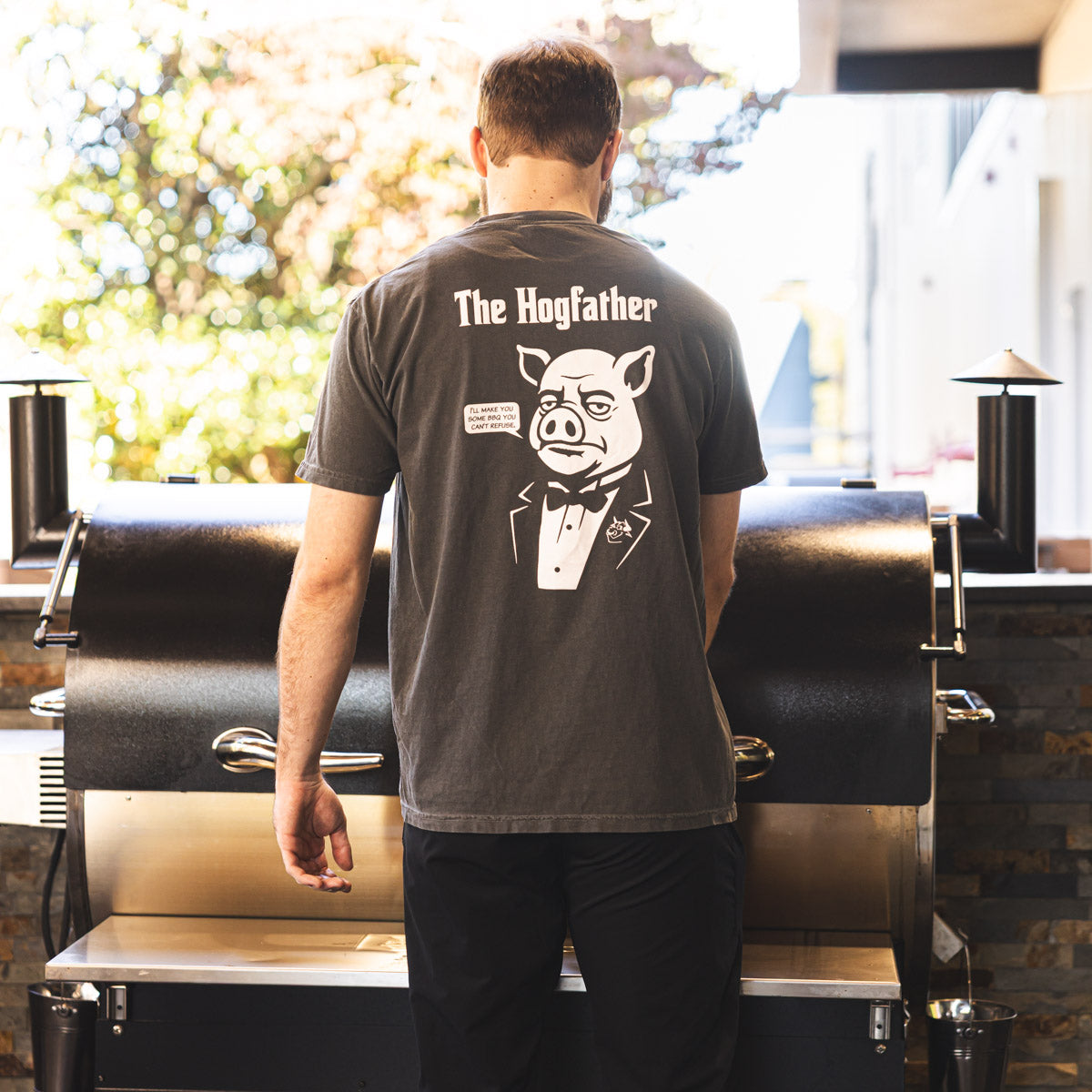 The “Hogfather” Pocket Tee in Grey