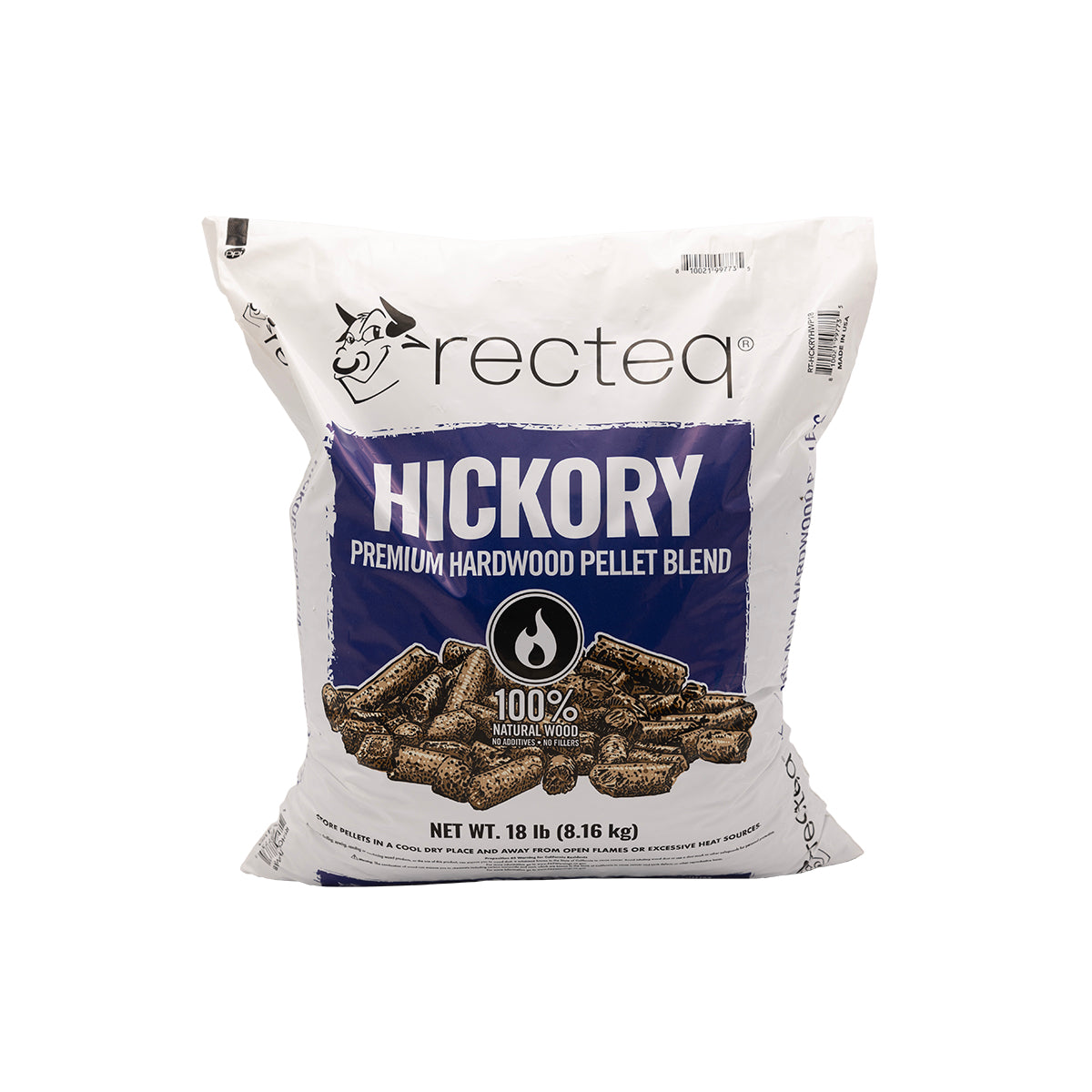 18 lb recteq Hickory Pellets