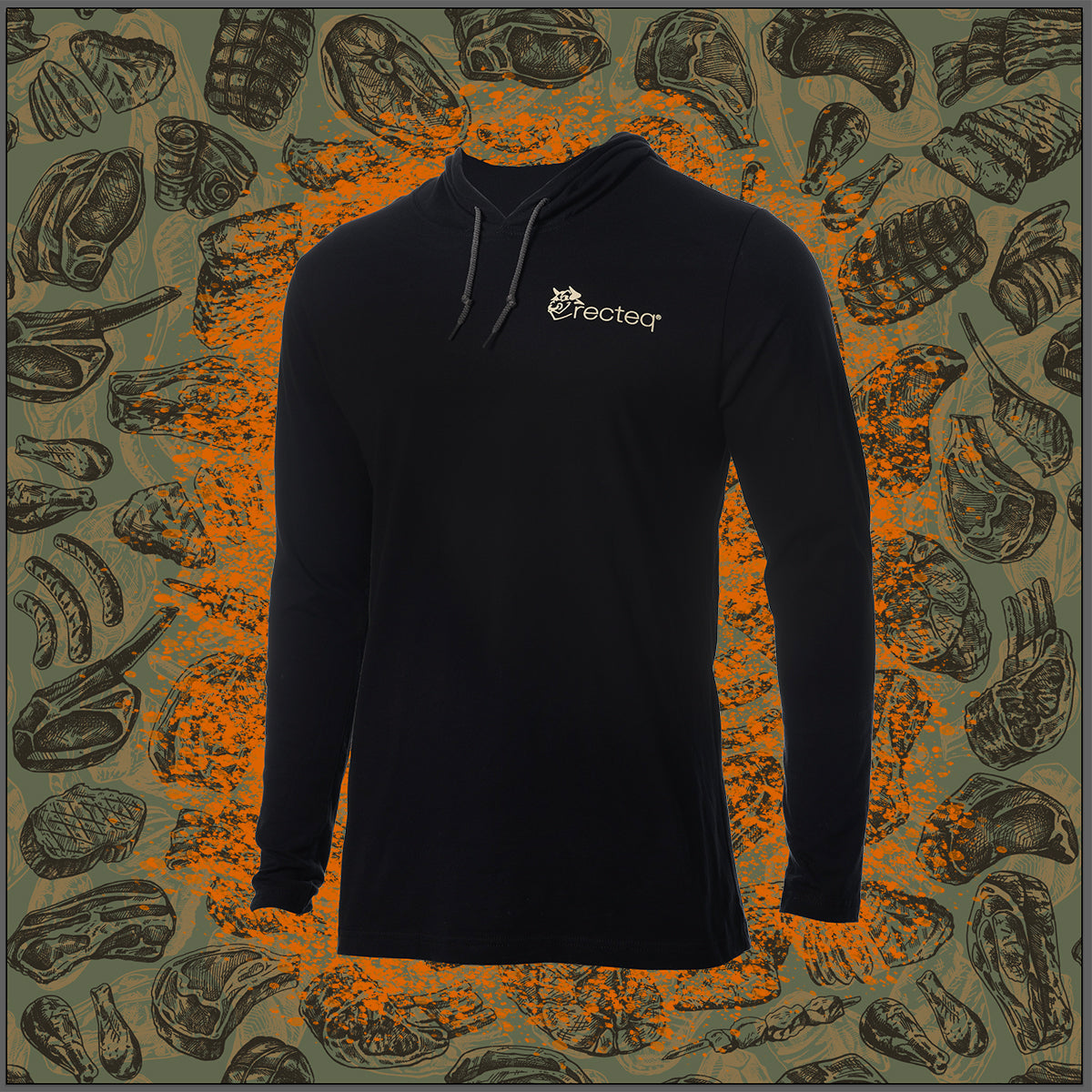 Hunter & Smoker T-Shirt Hoodie