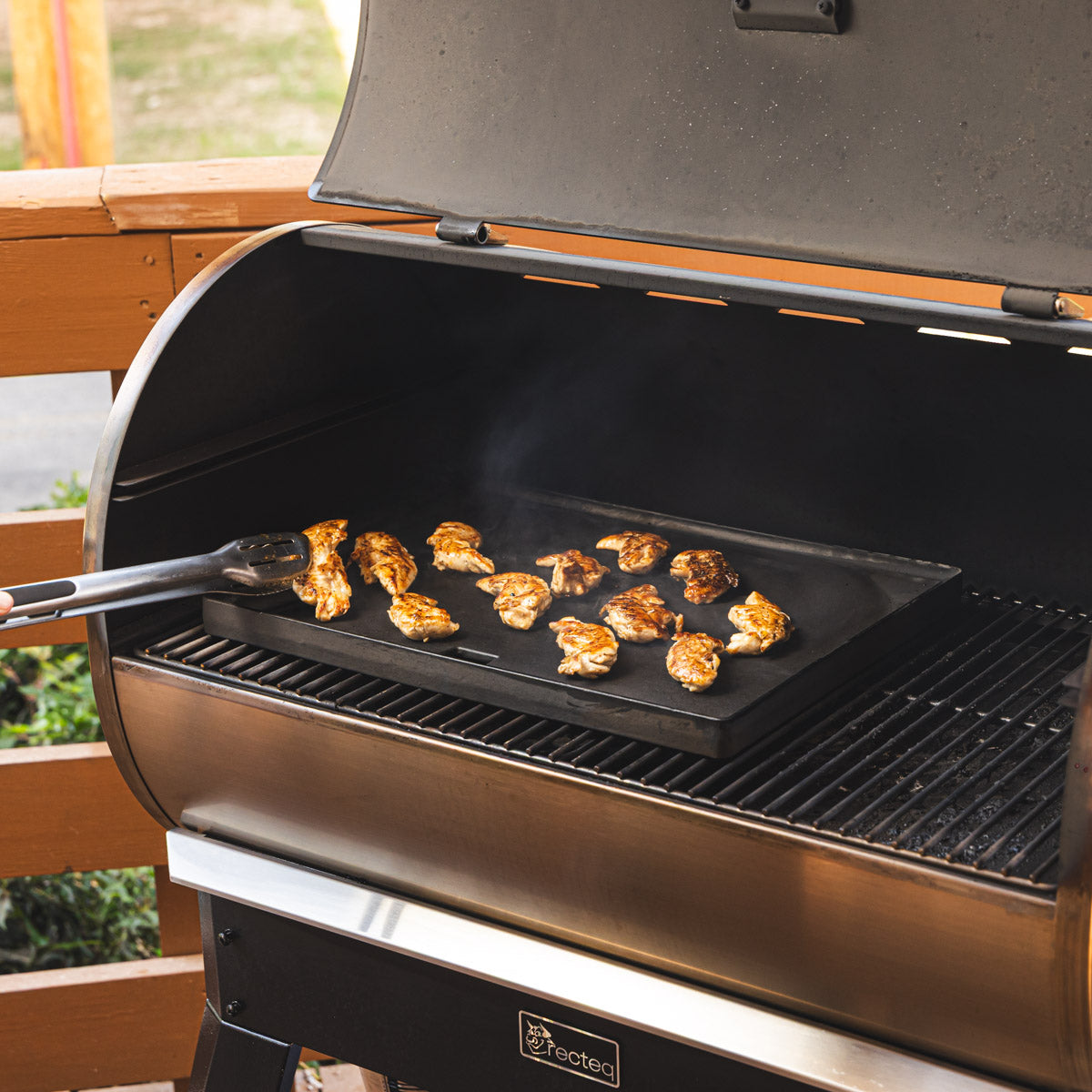 Reversible Cast Iron Griddle Sear Kit