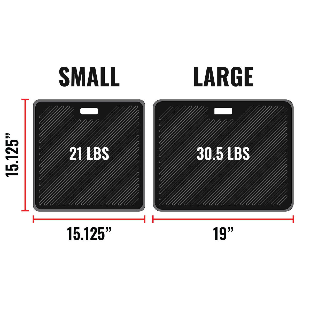 Reversible Cast Iron Griddle Sear Kit