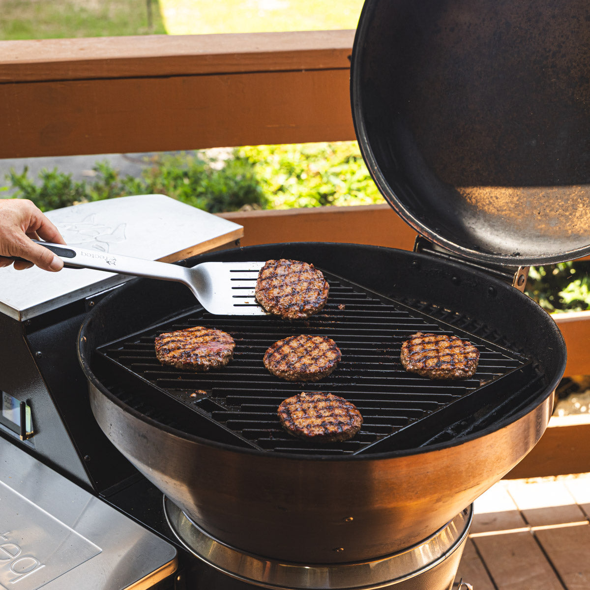 Reversible Cast Iron Griddle Sear Kit