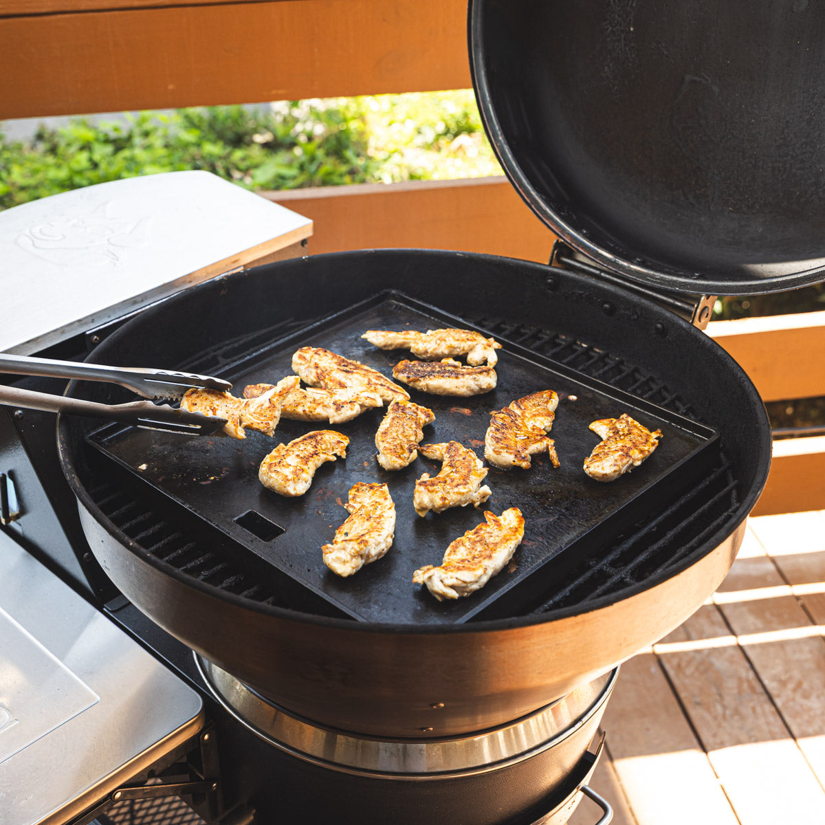 Reversible Cast Iron Griddle Sear Kit