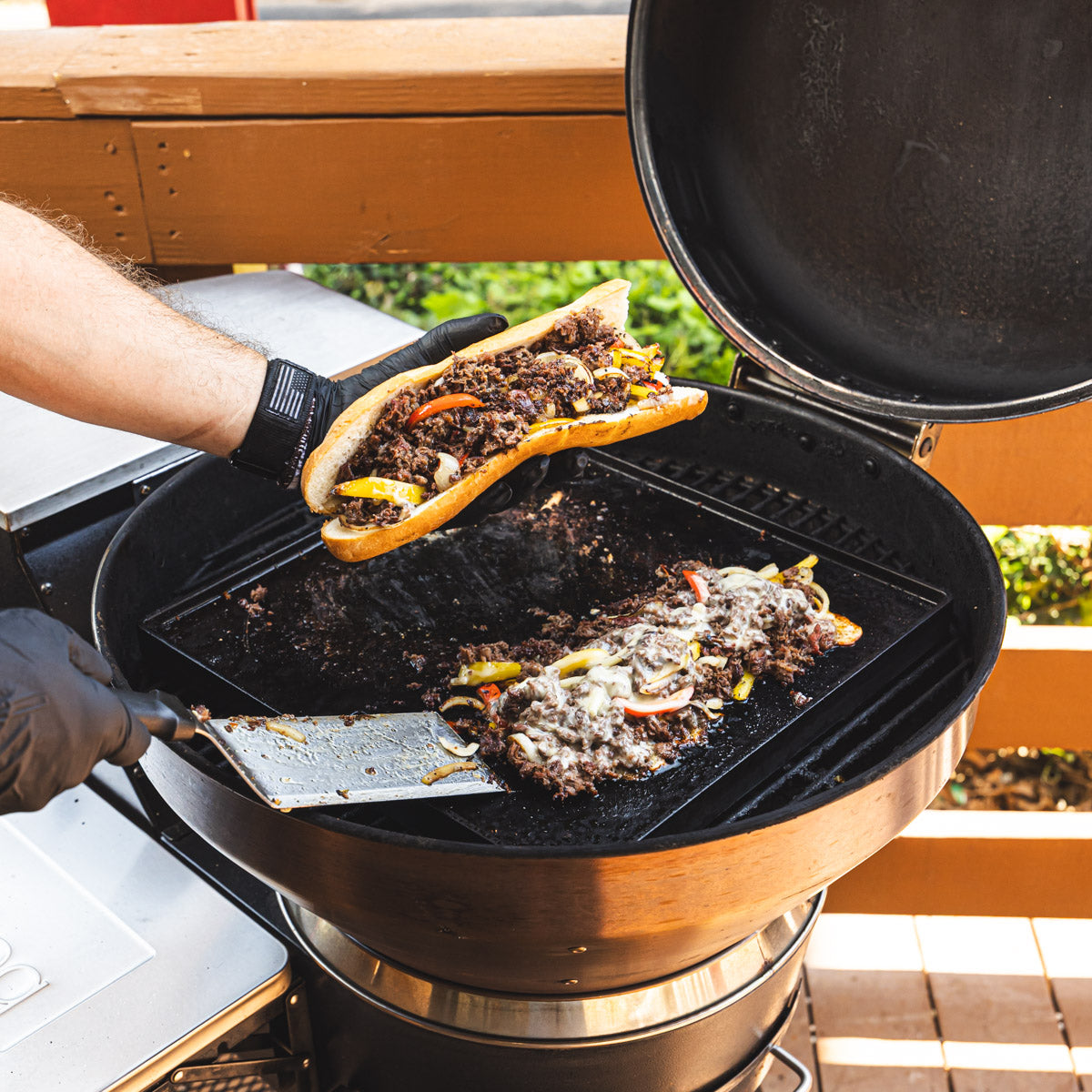 Reversible Cast Iron Griddle Sear Kit