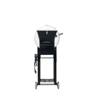 Hopper side of the RT-340 wood pellet grill.