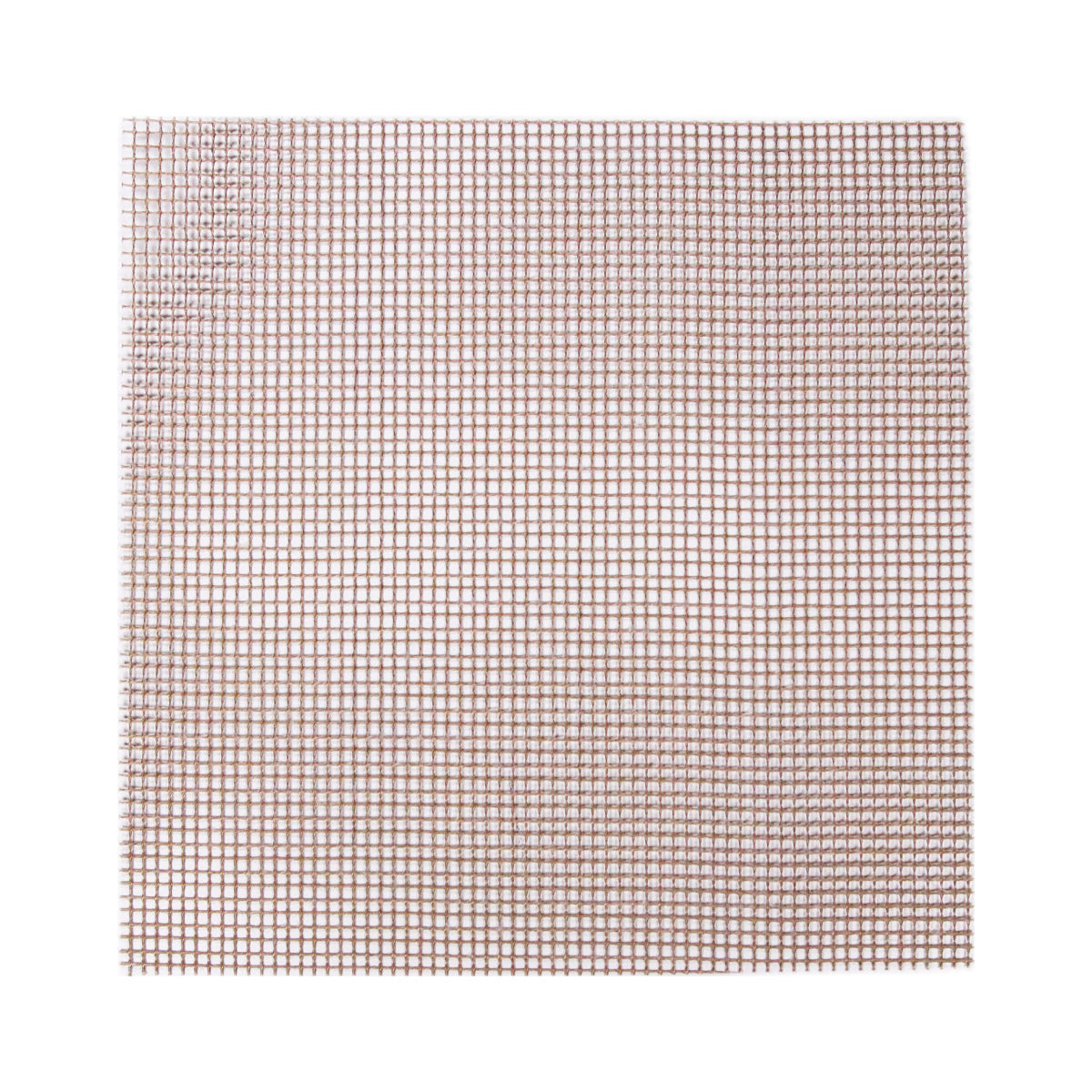 Heavy duty Teflon-coated fiberglass mesh cooking mat. 