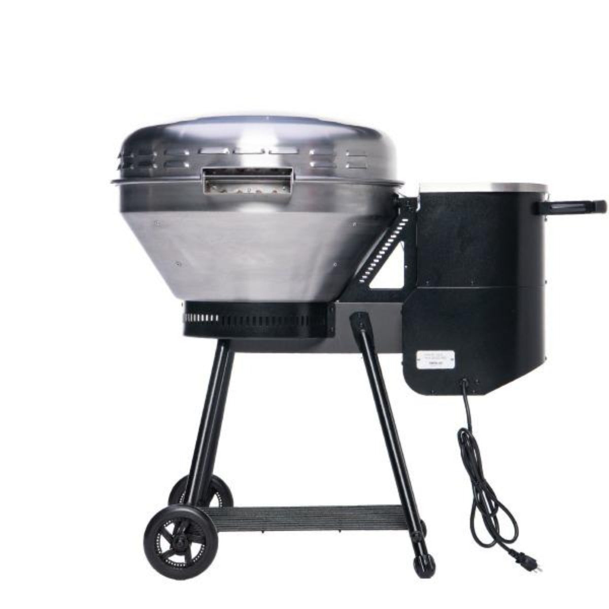 RT-B380 Bullseye wood pellet grill back of the grill.